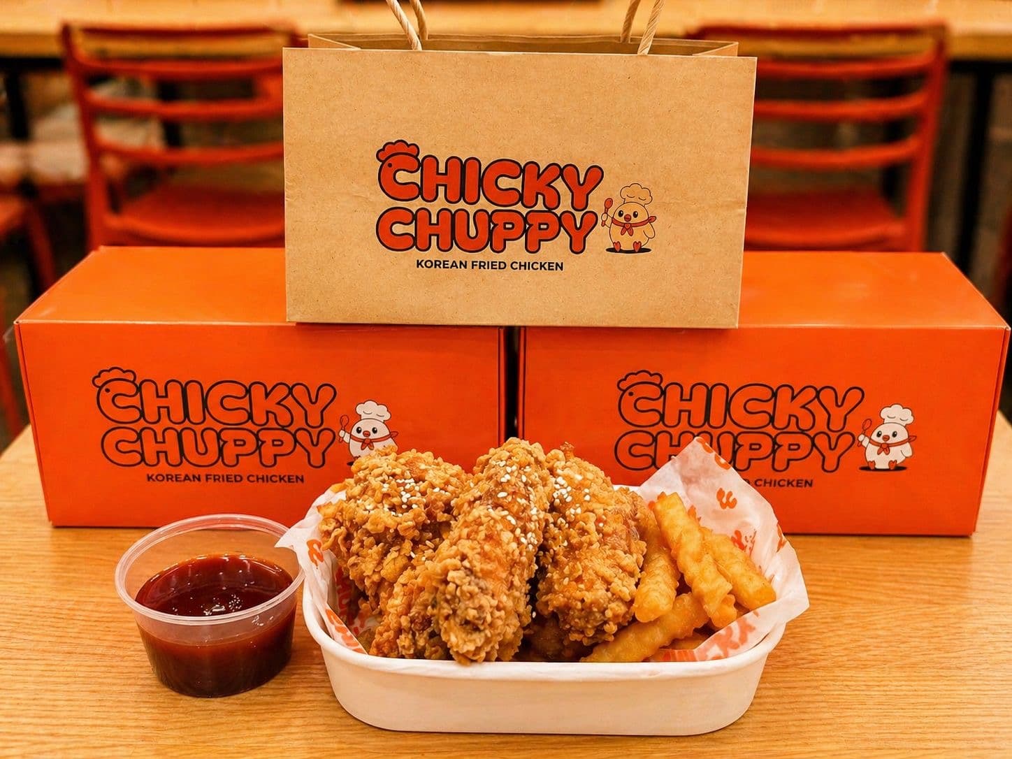 Korean Fried Chicken & Chips